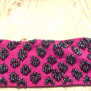 Anthropologie cuff fabric bracelet